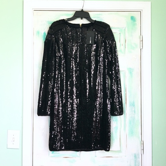 Fashion Nova Dresses & Skirts - 🌵NEW Fashion Nova Jet Black Sequined Dress L🌵